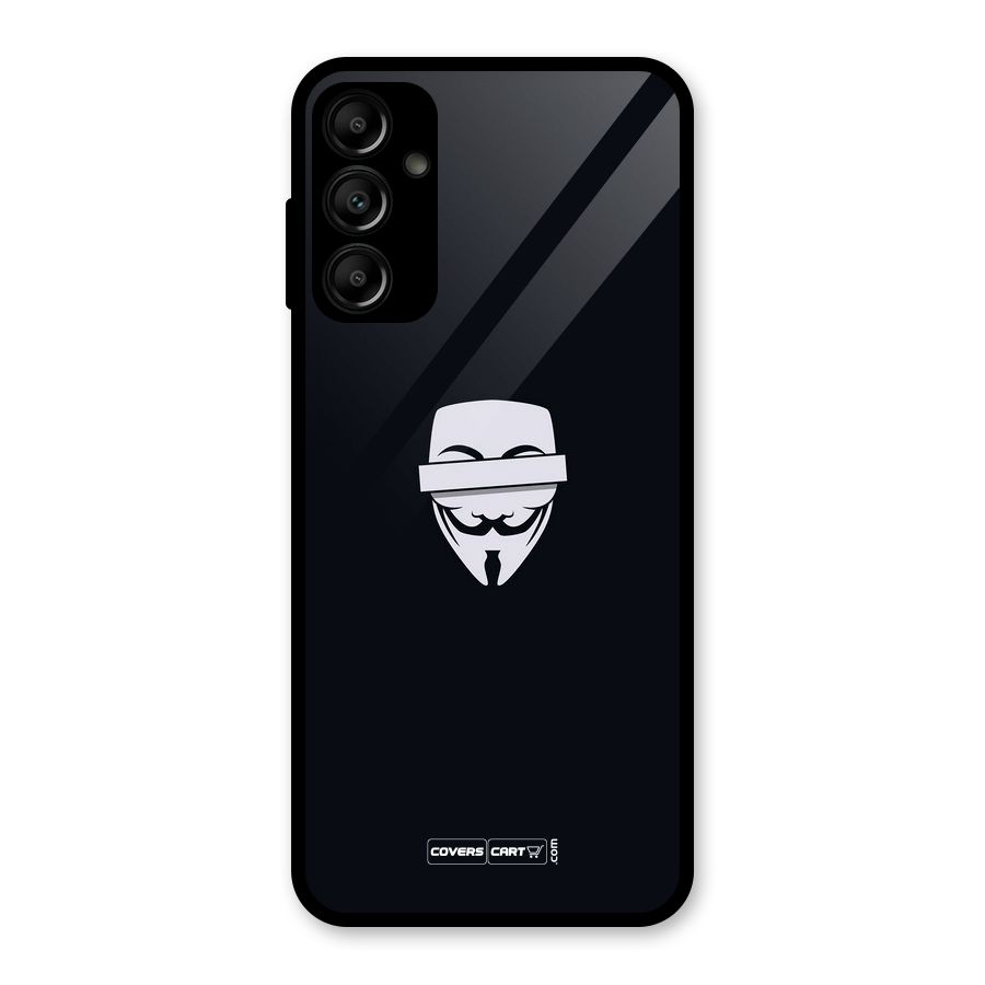 Anonymous Mask Glass Back Case for Galaxy A14 5G