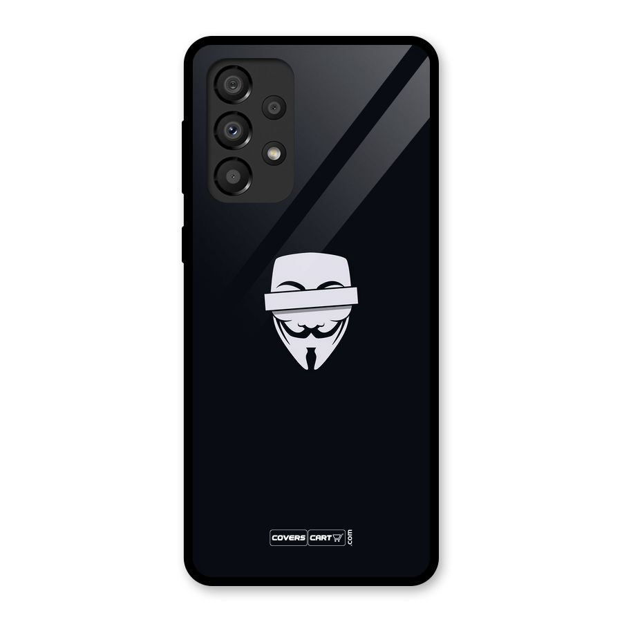 Anonymous Mask Glass Back Case for Galaxy A33 5G