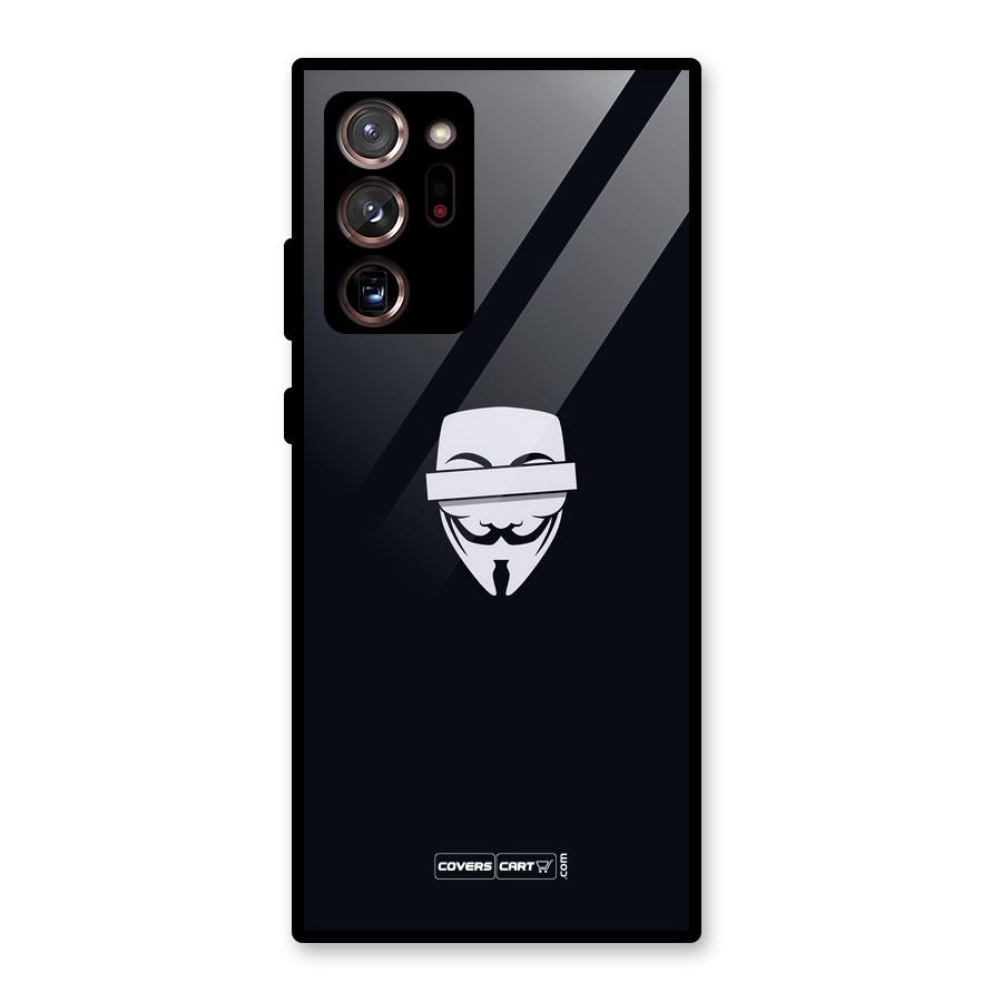 Anonymous Mask Glass Back Case for Galaxy Note 20 Ultra