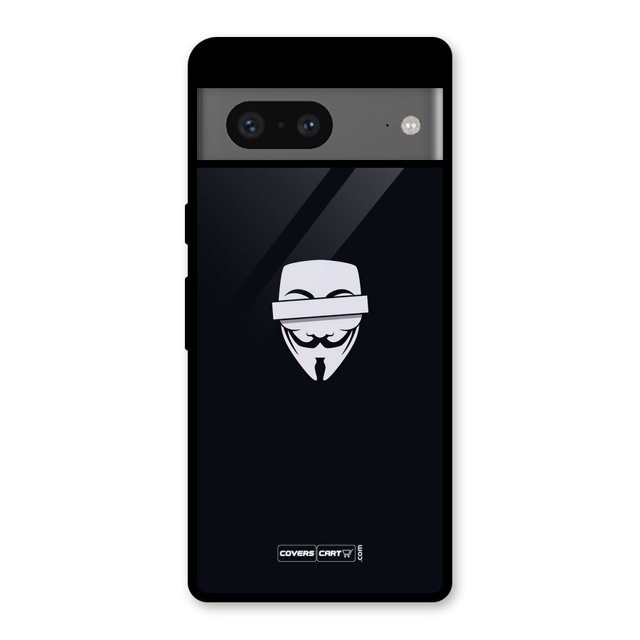 Anonymous Mask Glass Back Case for Google Pixel 7