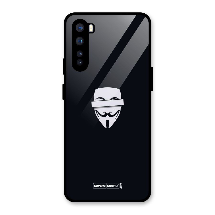 Anonymous Mask Glass Back Case for OnePlus Nord