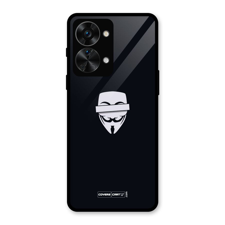 Anonymous Mask Glass Back Case for OnePlus Nord 2T
