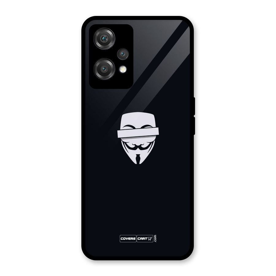 Anonymous Mask Glass Back Case for OnePlus Nord CE 2 Lite 5G