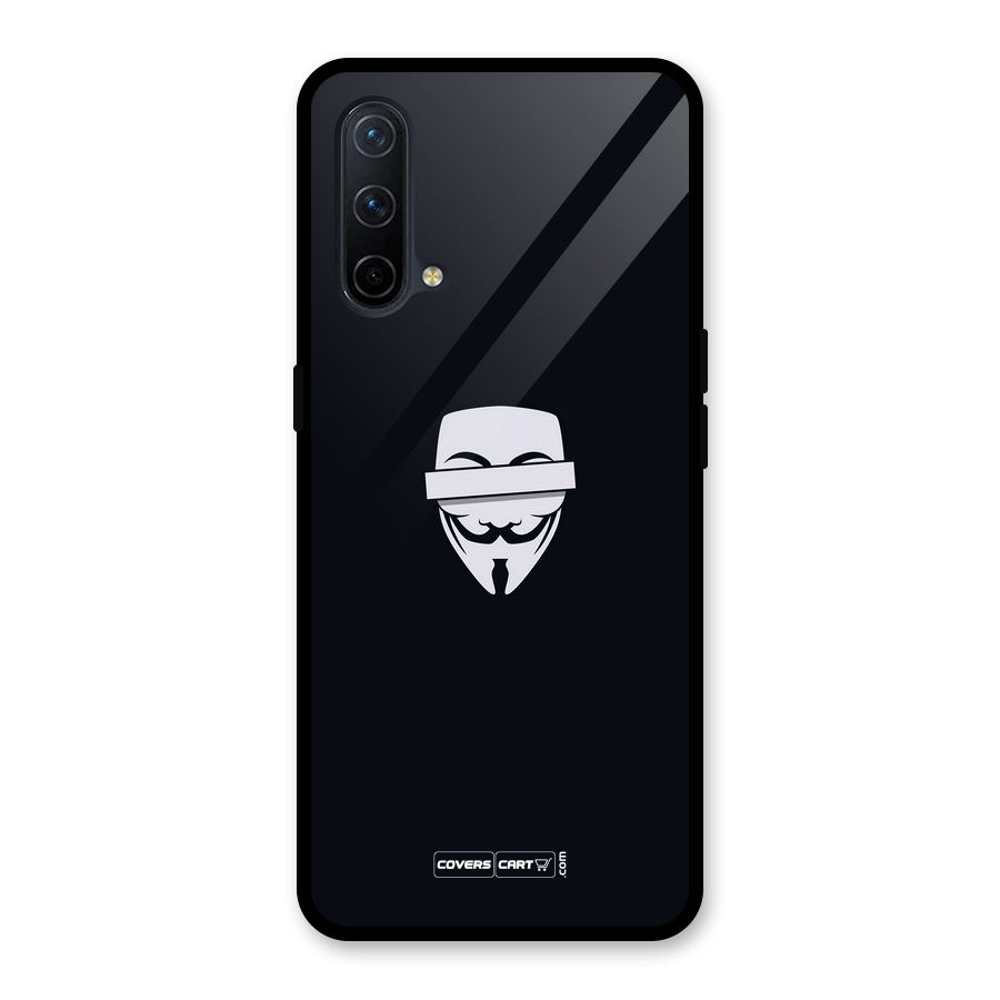 Anonymous Mask Glass Back Case for OnePlus Nord CE 5G