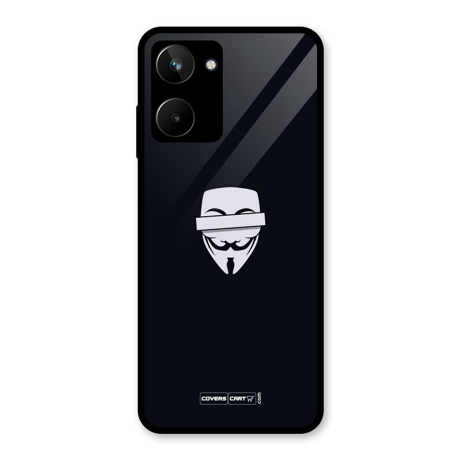 Anonymous Mask Glass Back Case for Realme 10