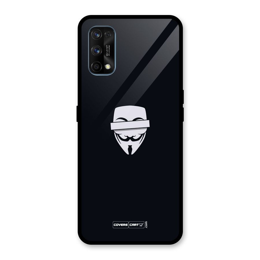 Anonymous Mask Glass Back Case for Realme 7 Pro