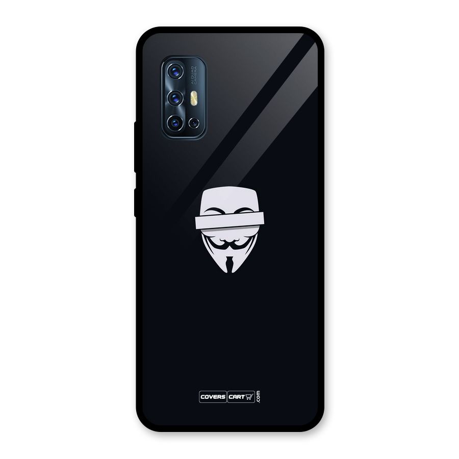 Anonymous Mask Glass Back Case for Vivo V17