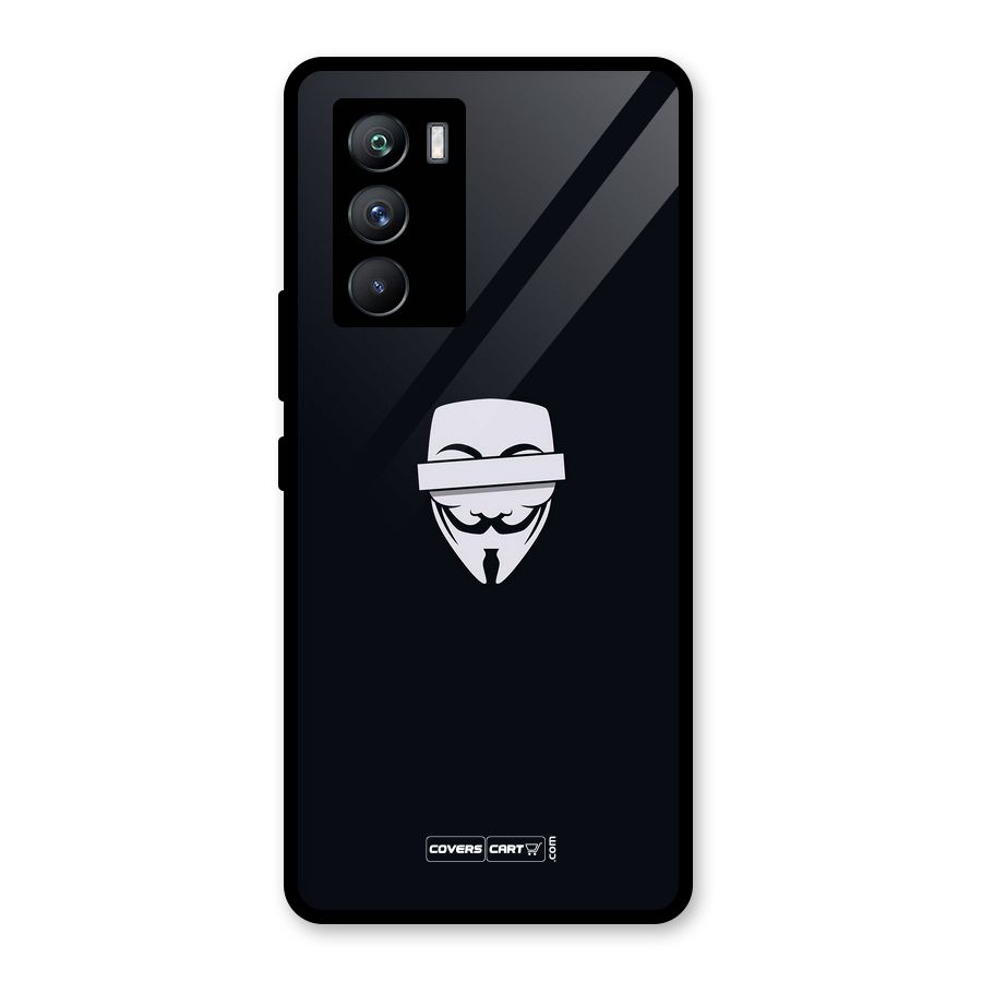 Anonymous Mask Glass Back Case for Vivo iQOO 9 SE