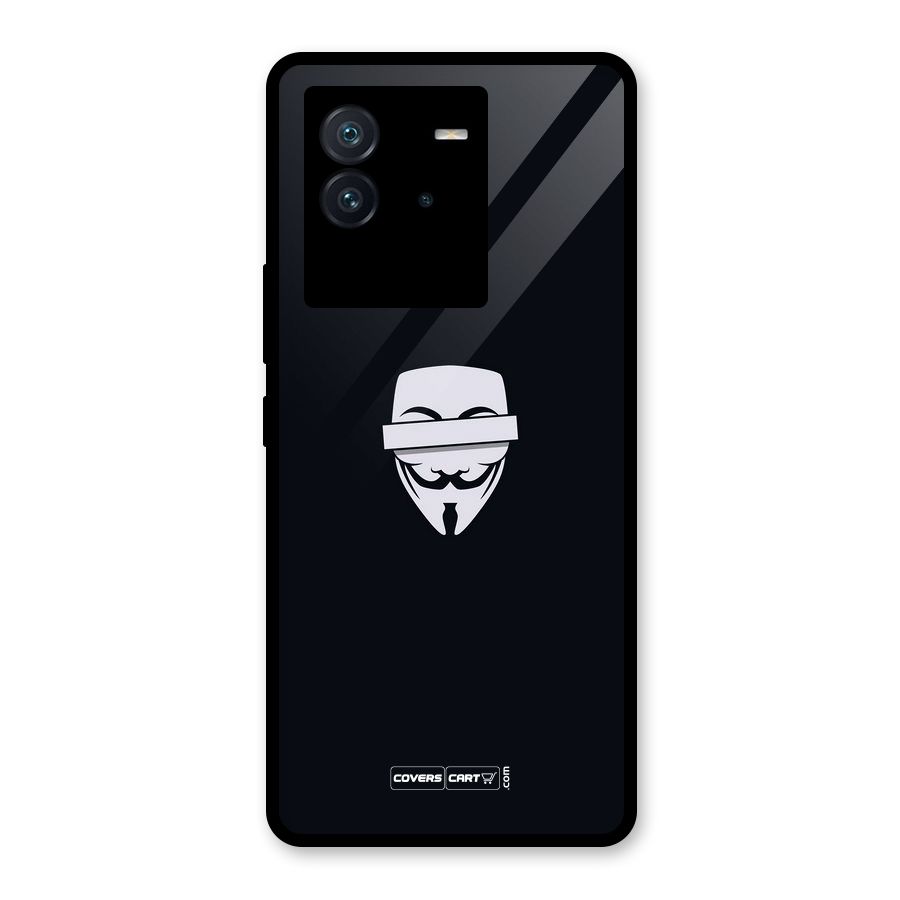 Anonymous Mask Glass Back Case for Vivo iQOO Neo 6 5G