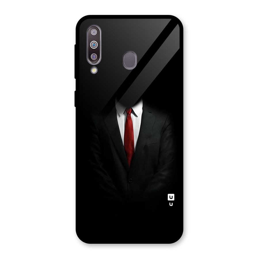 Anonymous Suit Glass Back Case for Galaxy M30