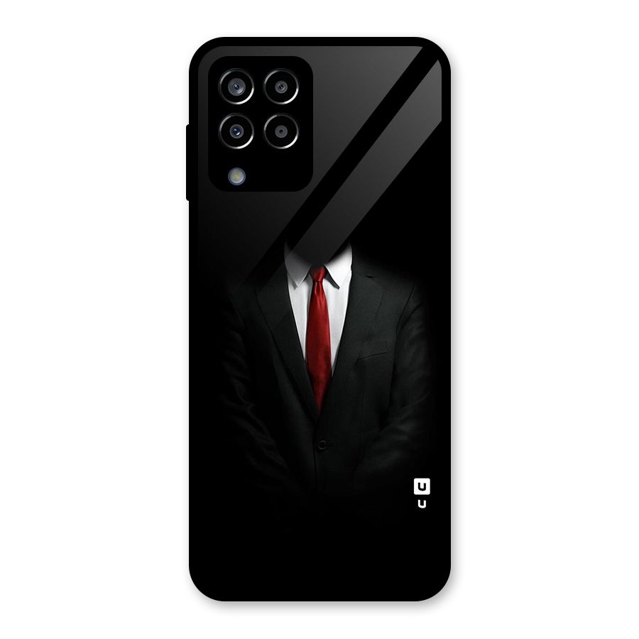 Anonymous Suit Glass Back Case for Galaxy M33
