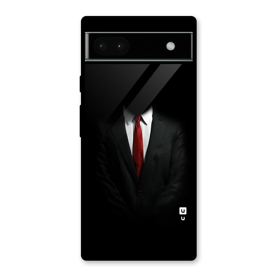 Anonymous Suit Glass Back Case for Google Pixel 6a