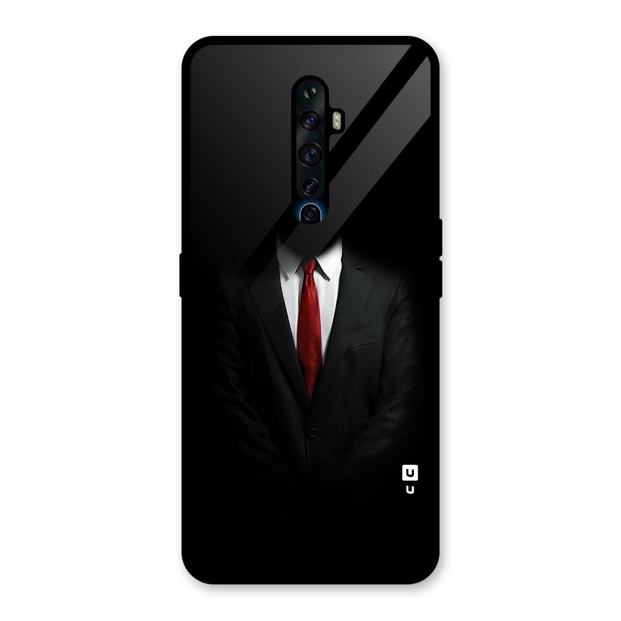Anonymous Suit Glass Back Case for Oppo Reno2 F