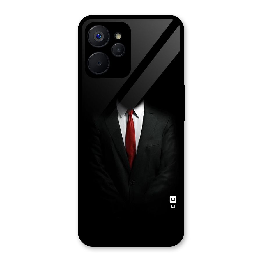 Anonymous Suit Glass Back Case for Realme 9i 5G