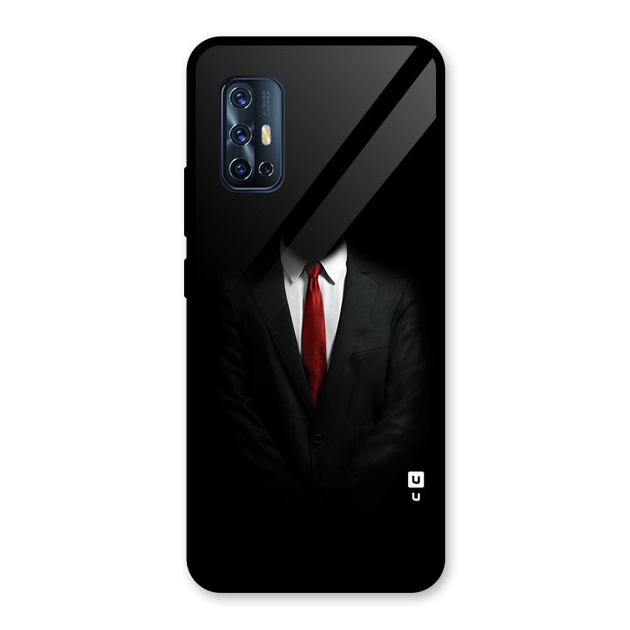 Anonymous Suit Glass Back Case for Vivo V17
