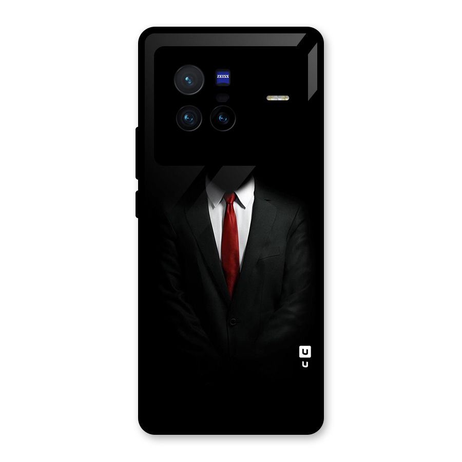 Anonymous Suit Glass Back Case for Vivo X80