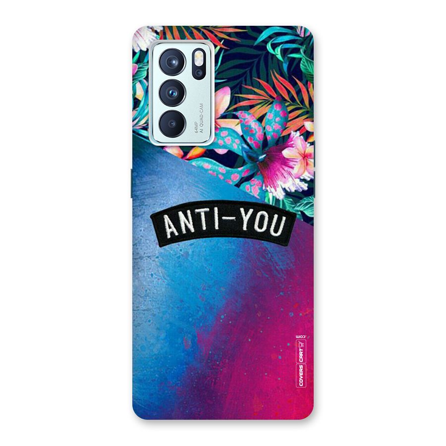 Anti You Back Case for Oppo Reno6 Pro 5G