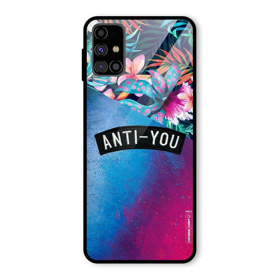 Anti You Glass Back Case for Galaxy M31s