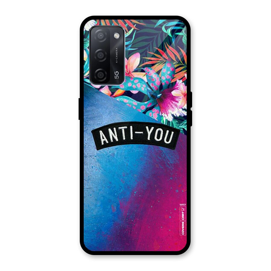 Anti You Glass Back Case for Oppo A53s 5G