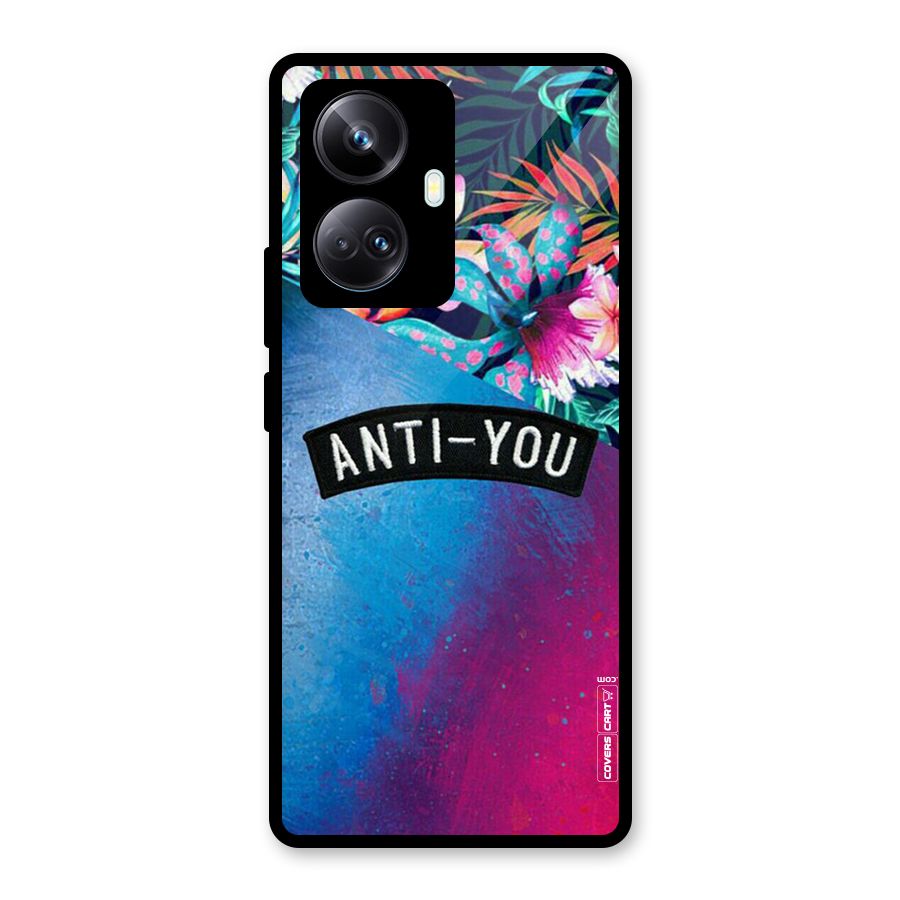 Anti You Glass Back Case for Realme 10 Pro Plus
