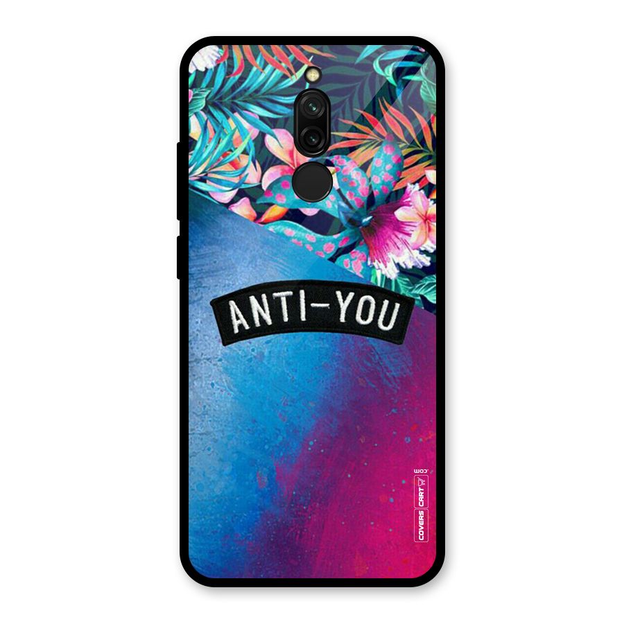 Anti You Glass Back Case for Redmi 8