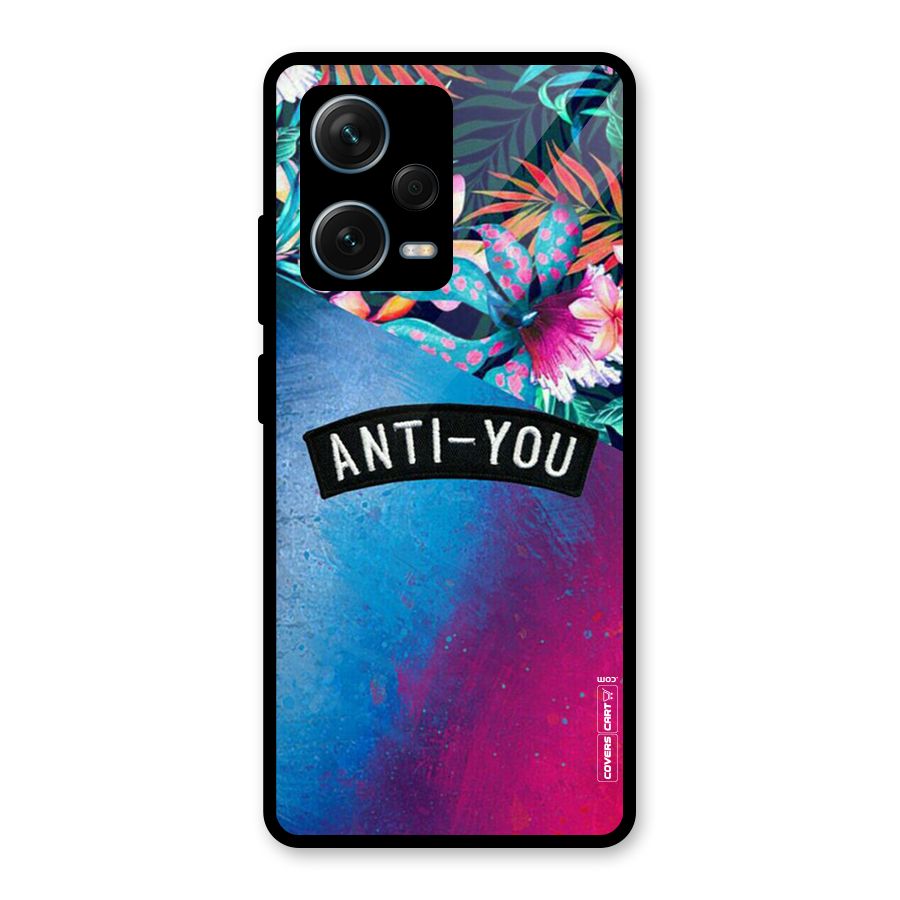 Anti You Glass Back Case for Redmi Note 12 Pro Plus 5G