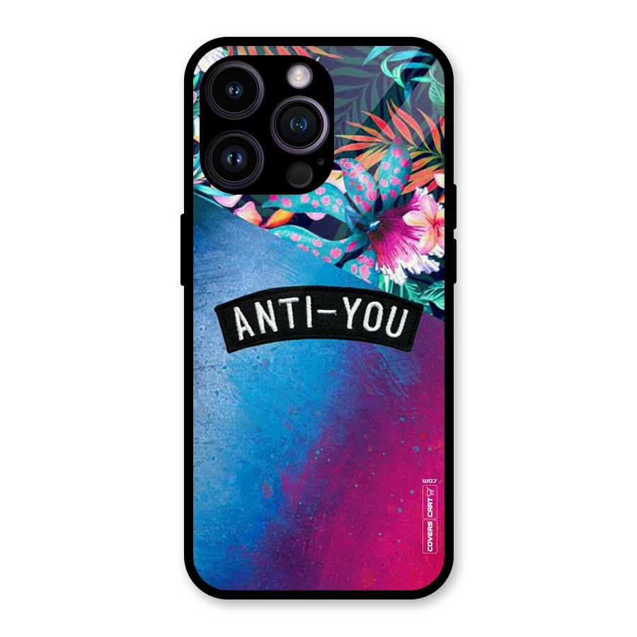 Anti You Glass Back Case for iPhone 14 Pro Max