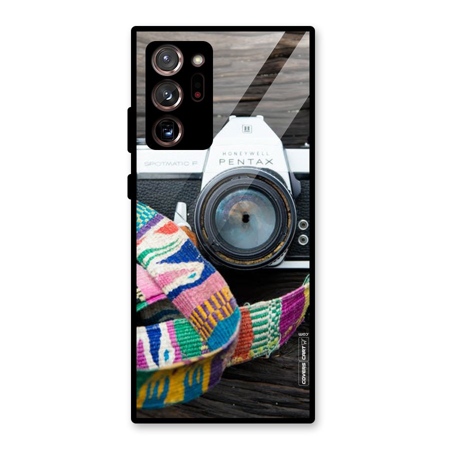 Antique Camera Glass Back Case for Galaxy Note 20 Ultra 5G