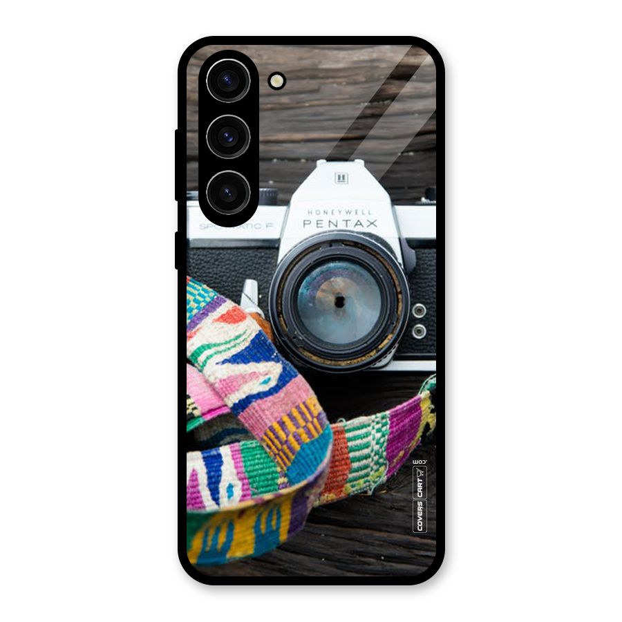 Antique Camera Glass Back Case for Galaxy S23 Plus