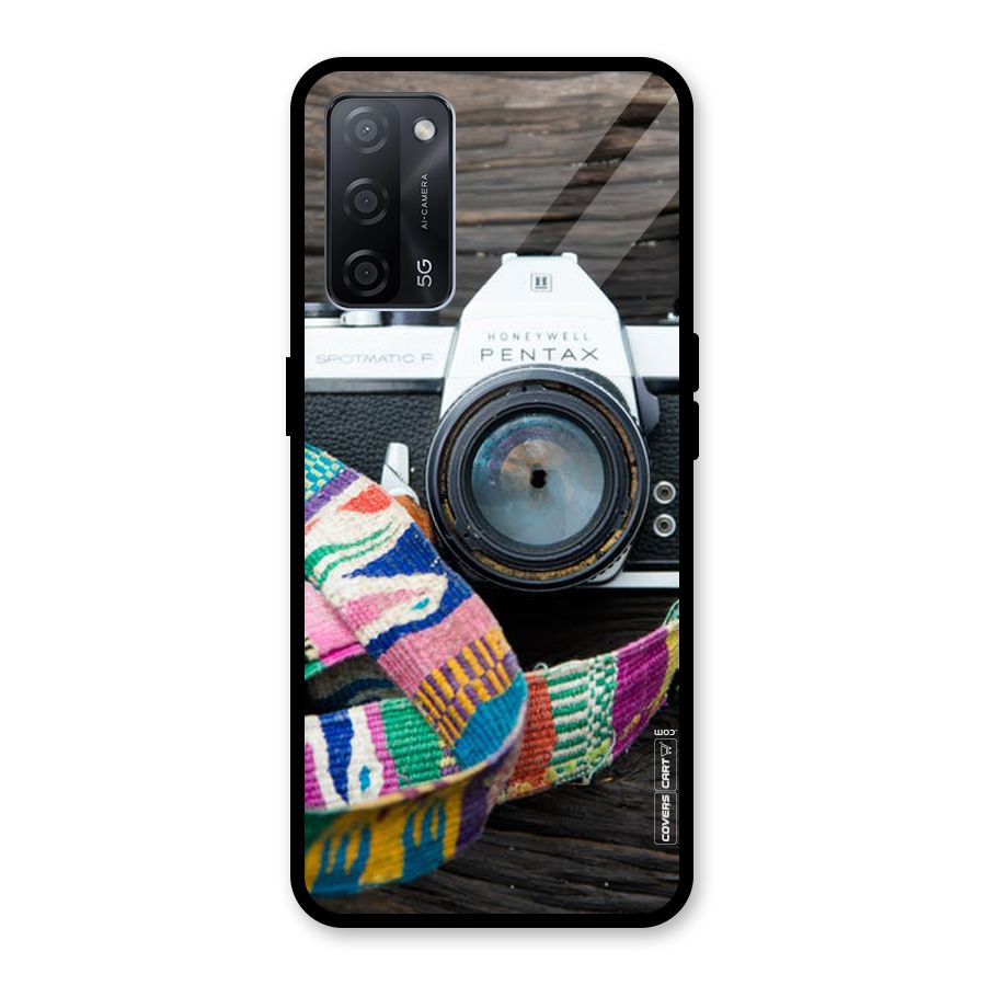 Antique Camera Glass Back Case for Oppo A53s 5G