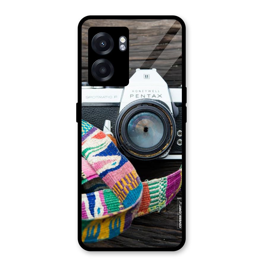 Antique Camera Glass Back Case for Oppo K10 (5G)