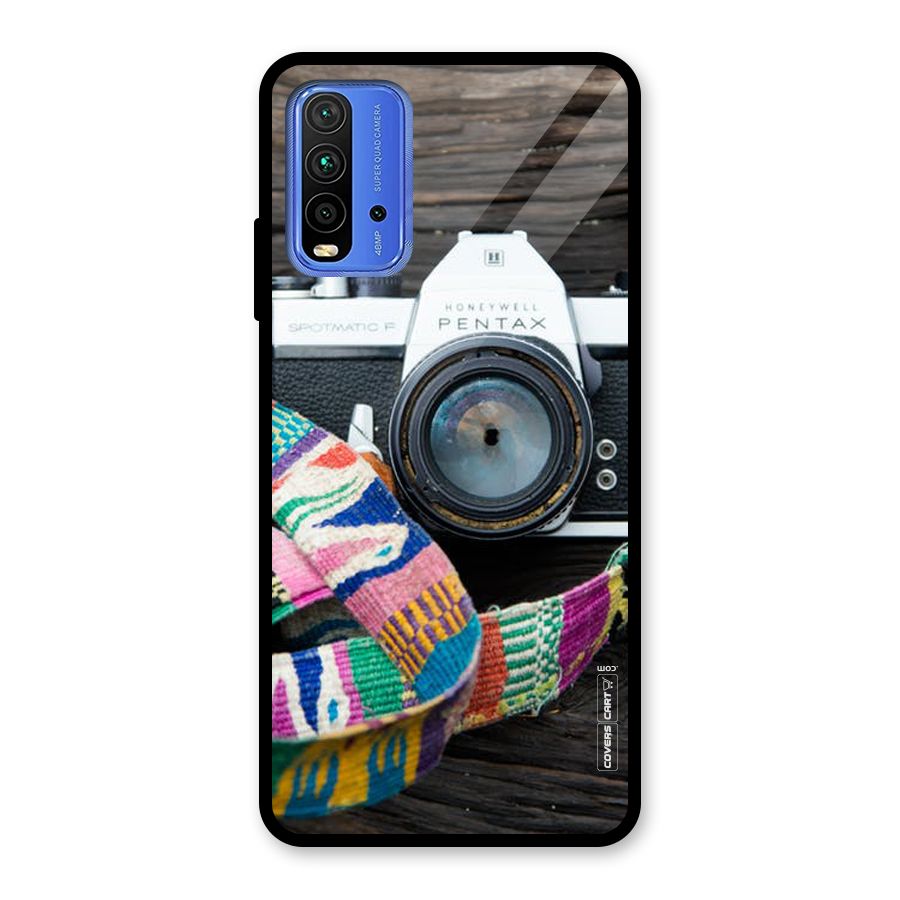 Antique Camera Glass Back Case for Redmi 9 Power