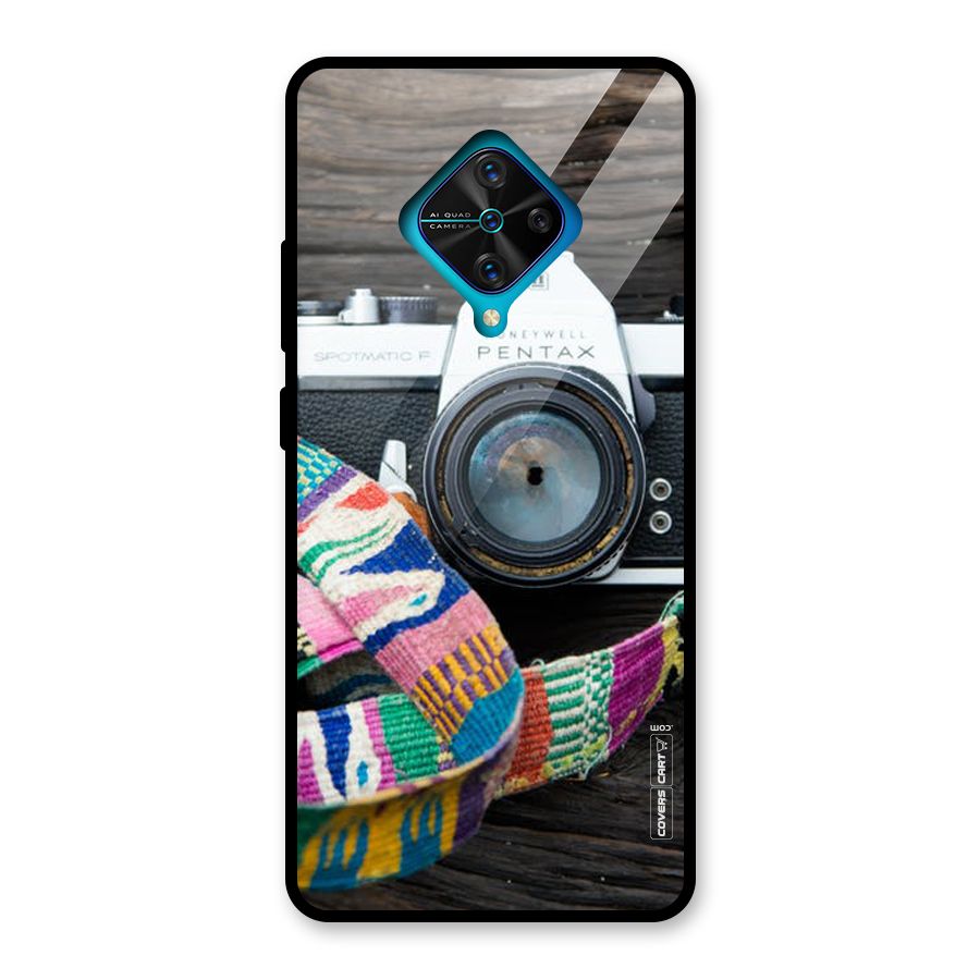 Antique Camera Glass Back Case for Vivo S1 Pro