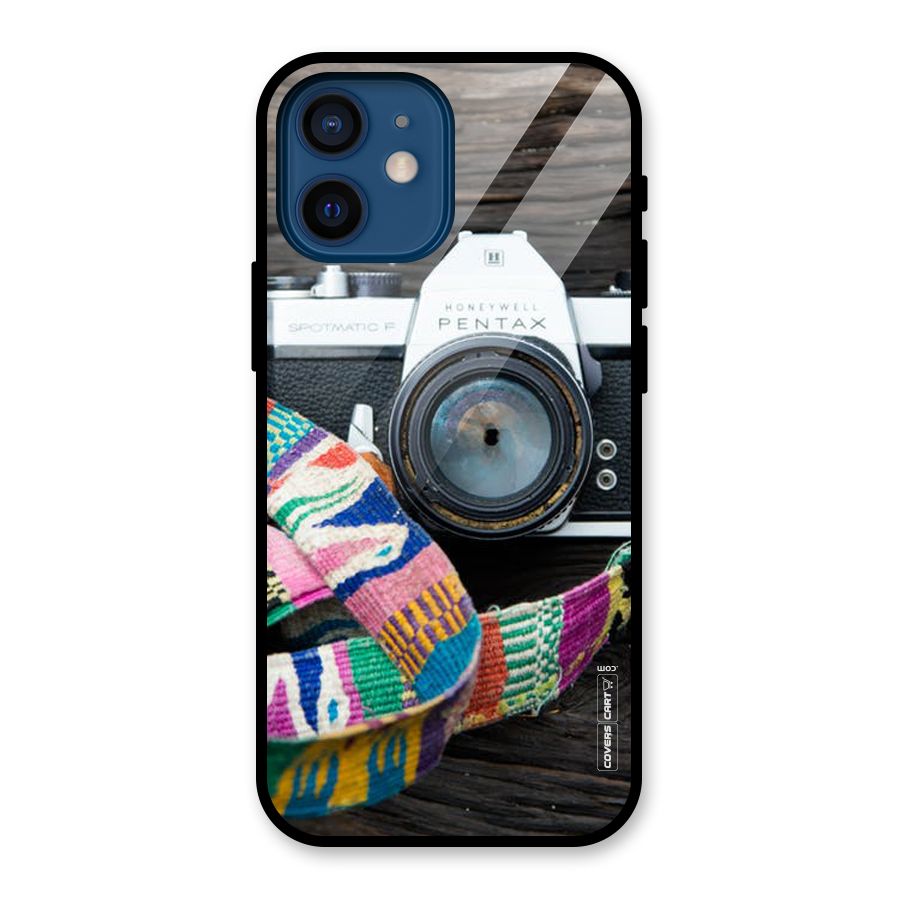 Antique Camera Glass Back Case for iPhone 12 Mini