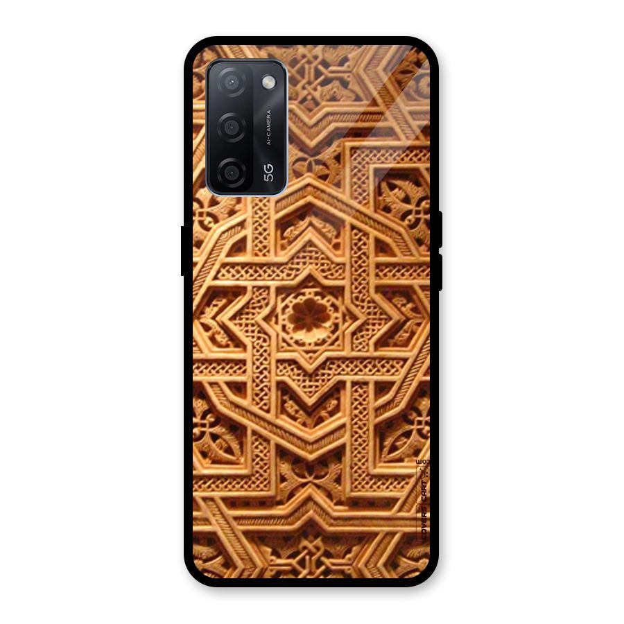 Archaic Wall Glass Back Case for Oppo A53s 5G