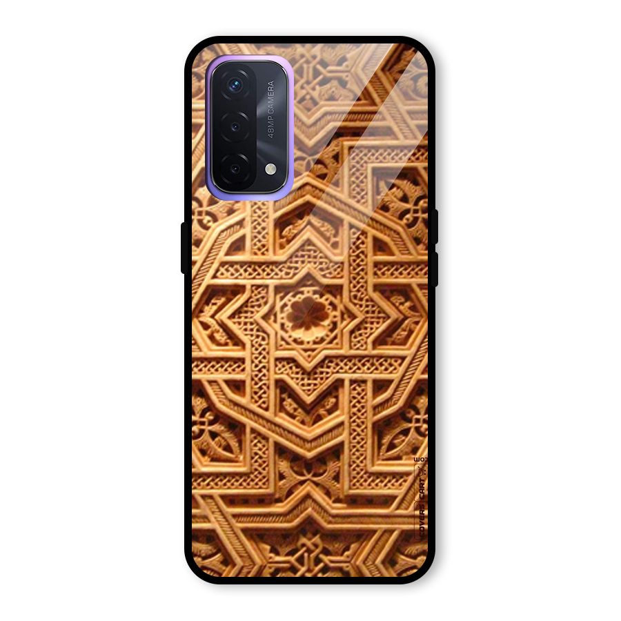 Archaic Wall Glass Back Case for Oppo A74 5G