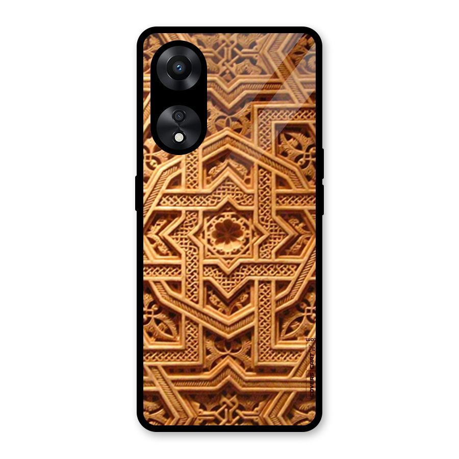 Archaic Wall Glass Back Case for Oppo A78