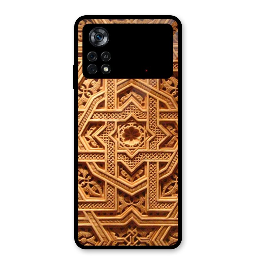 Archaic Wall Glass Back Case for Poco X4 Pro 5G