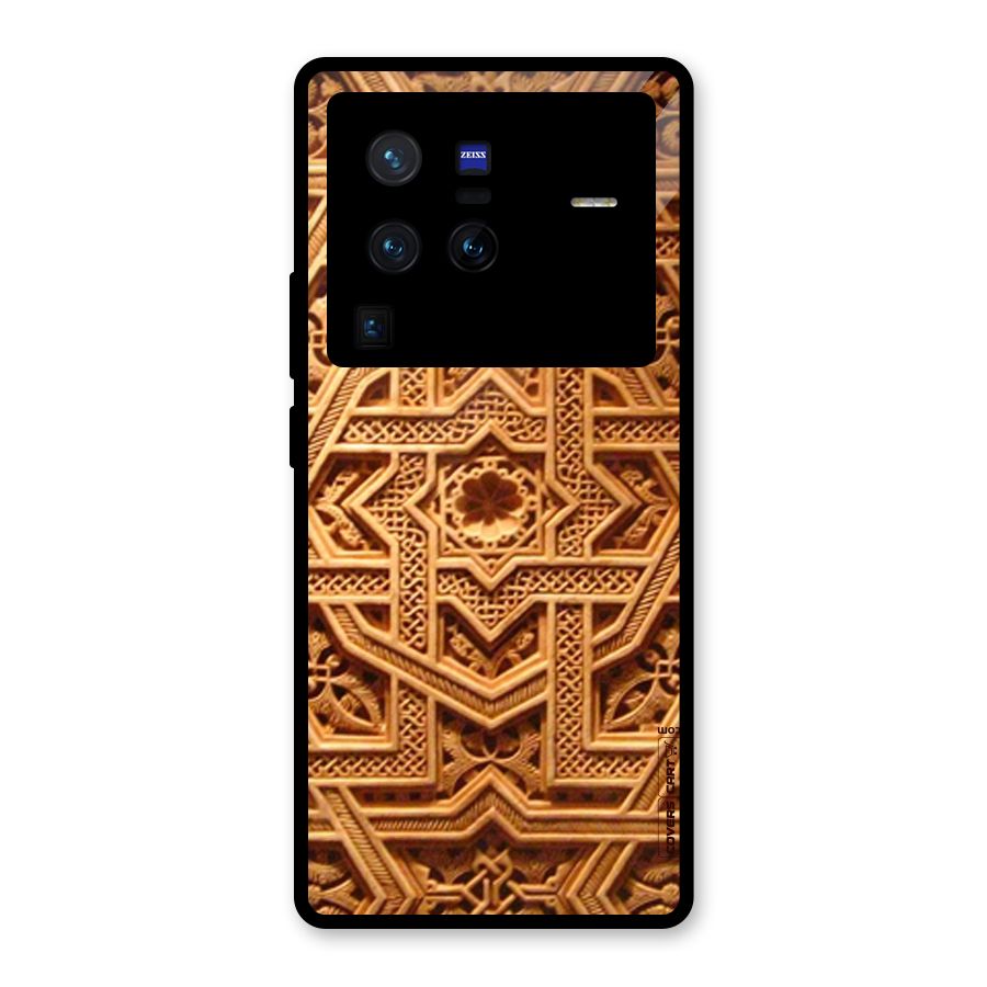Archaic Wall Glass Back Case for Vivo X80 Pro