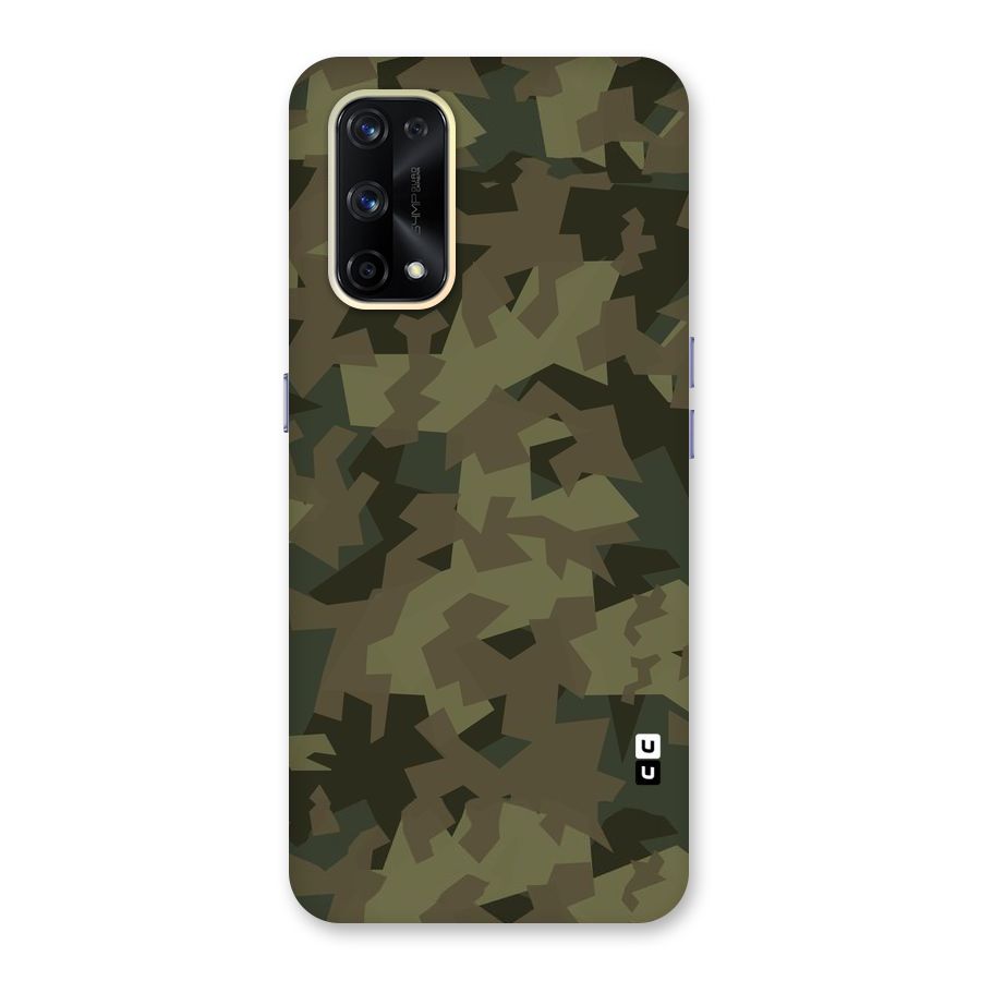 Army Abstract Glass Back Case for Realme X7 Pro