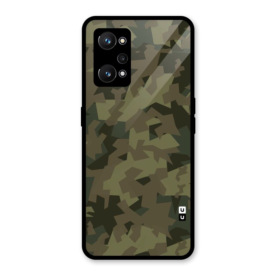 Army Abstract Glass Back Case for Realme GT Neo 3T