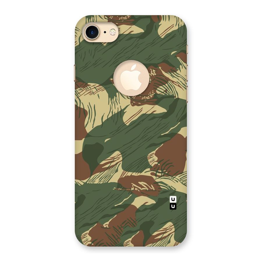 Army Design Back Case for iPhone 7 Logo Cut