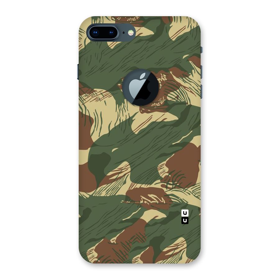 Army Design Back Case for iPhone 7 Plus Logo Cut