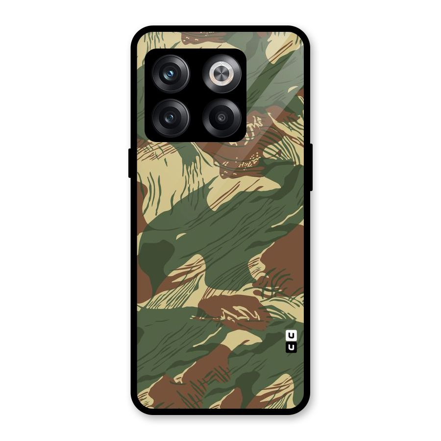 Army Design Glass Back Case for OnePlus 10T