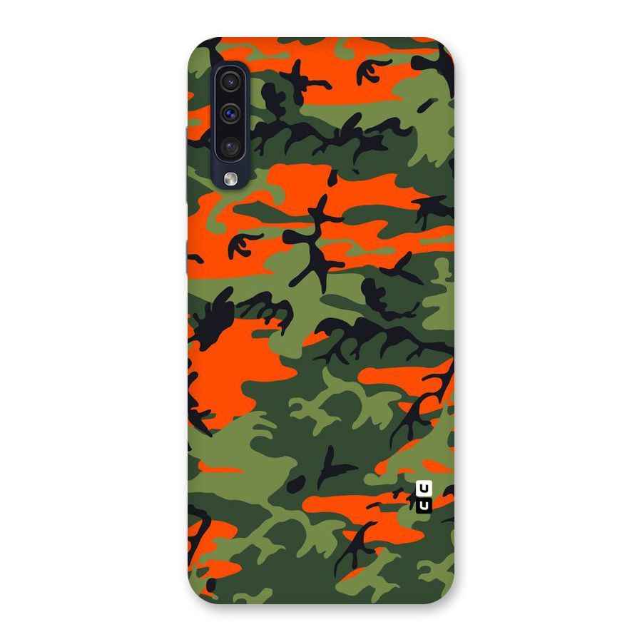Army Pattern Back Case for Galaxy A50