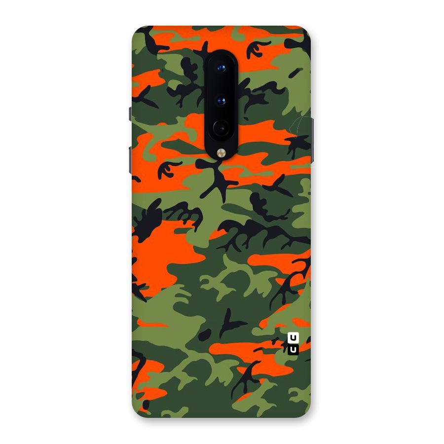 Army Pattern Back Case for OnePlus 8