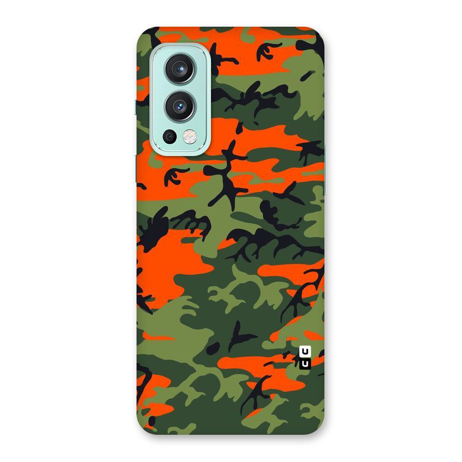 Army Pattern Back Case for OnePlus Nord 2 5G