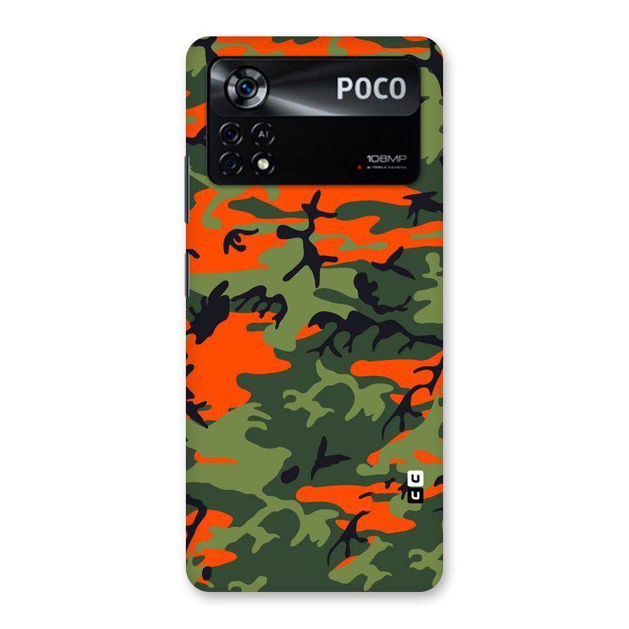 Army Pattern Back Case for Poco X4 Pro 5G