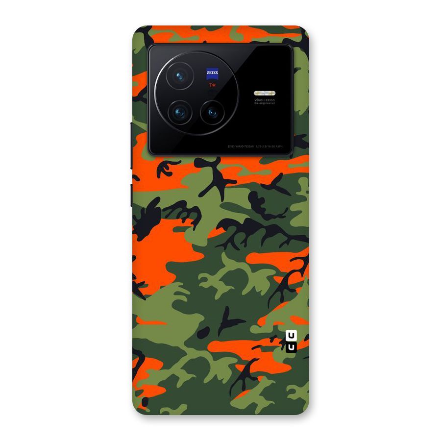 Army Pattern Back Case for Vivo X80