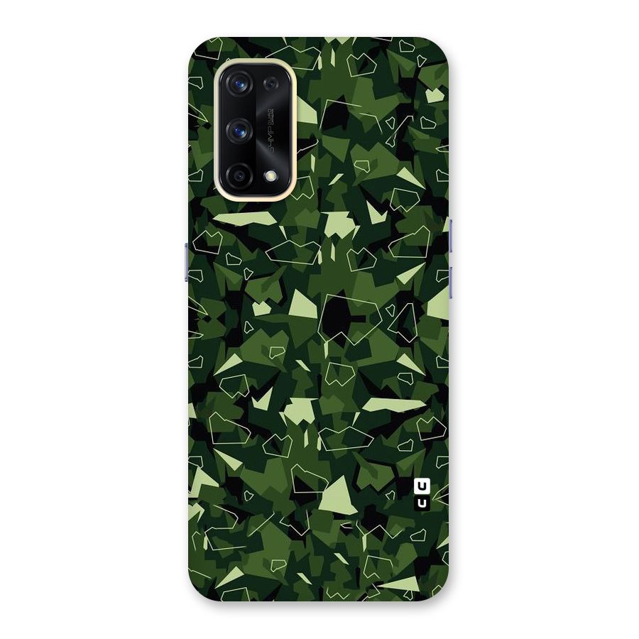 Army Shape Design Glass Back Case for Realme X7 Pro